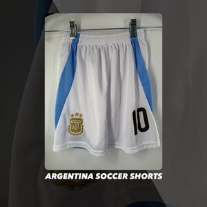 EUC Argentina Size 24 Home Team Shorts
